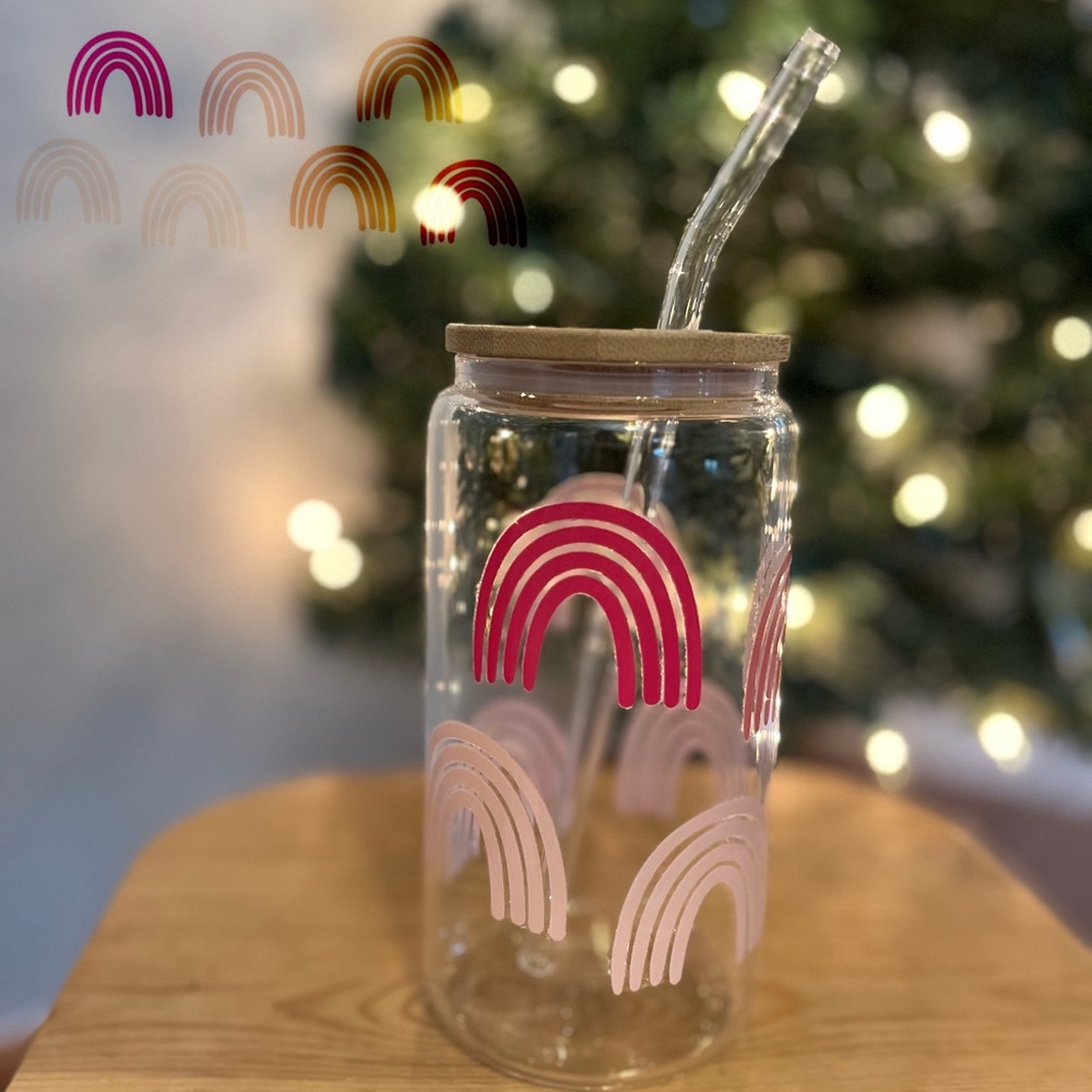 NEW 16oz glass cup
